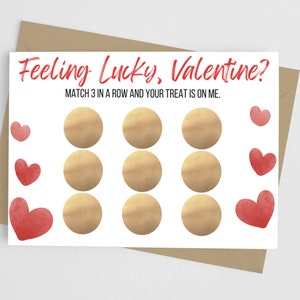 Valentinstag Rubbellos für Paare