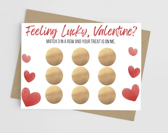 Sweet Valentine's Day Scratch Off For Couples