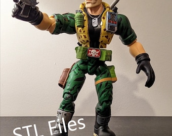 Small Soldiers Major Chip STL File Download 3D Printer