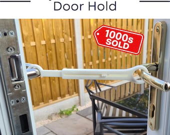 Easy Adjustable Door Hold - French Patio Door Cabin hook at 4 lengths