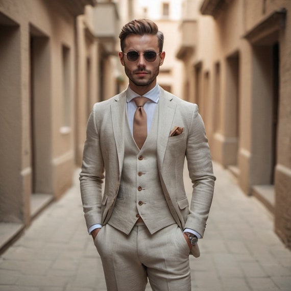 slim fit dress slacks Men’s Affordable Suit