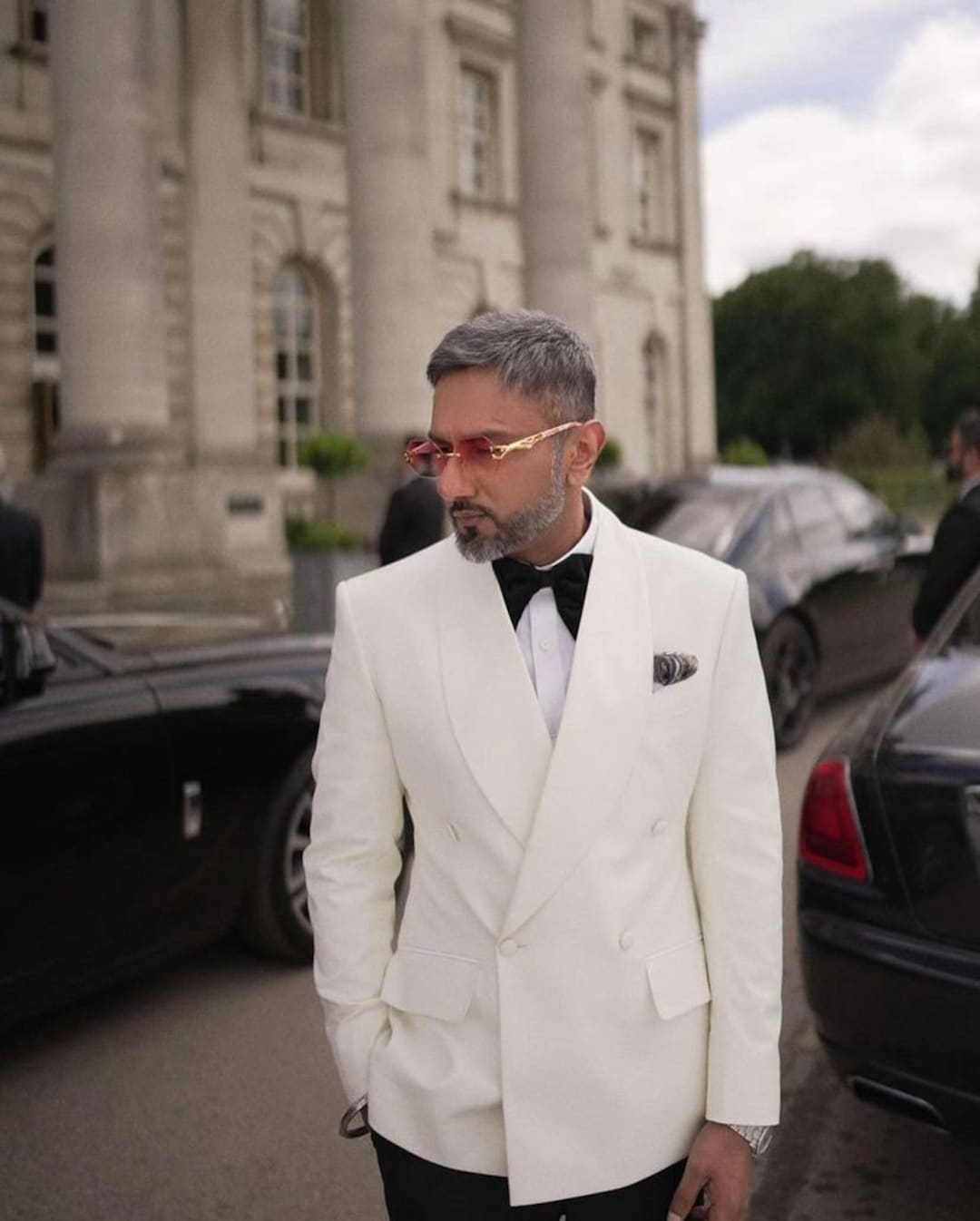 Buy Men's White Double-breasted Blazer: Shawl Lapel Elegance