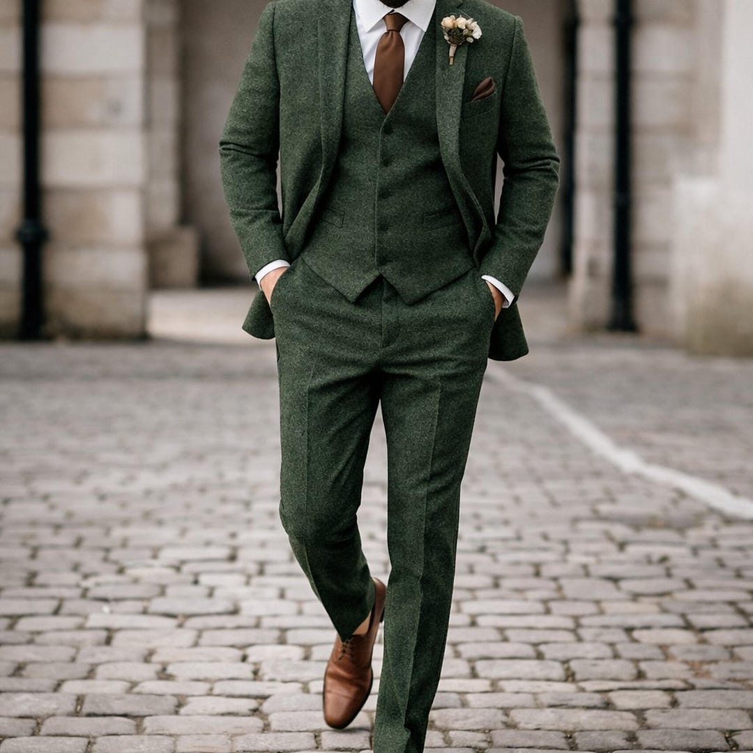 Yiaisafa Casual Heren Pak Vesten Wol Tweed Vest Visgraat Retro West Groomsman Gevoerd Vintage Bruiloft Jacht, Champagne, M Yiaisafa Casual Heren Pak Vesten Wol Tweed Vest Visgraat Retro West Groomsman Gevoerd Vintage Bruiloft Jacht, Champagne, M