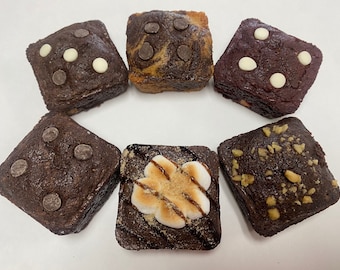 Big Mama's Brownie Box *Assorted Brownies* (Fudge-Brookie-Smores-Red Velvet-Walnuts-Triple Chocolate)