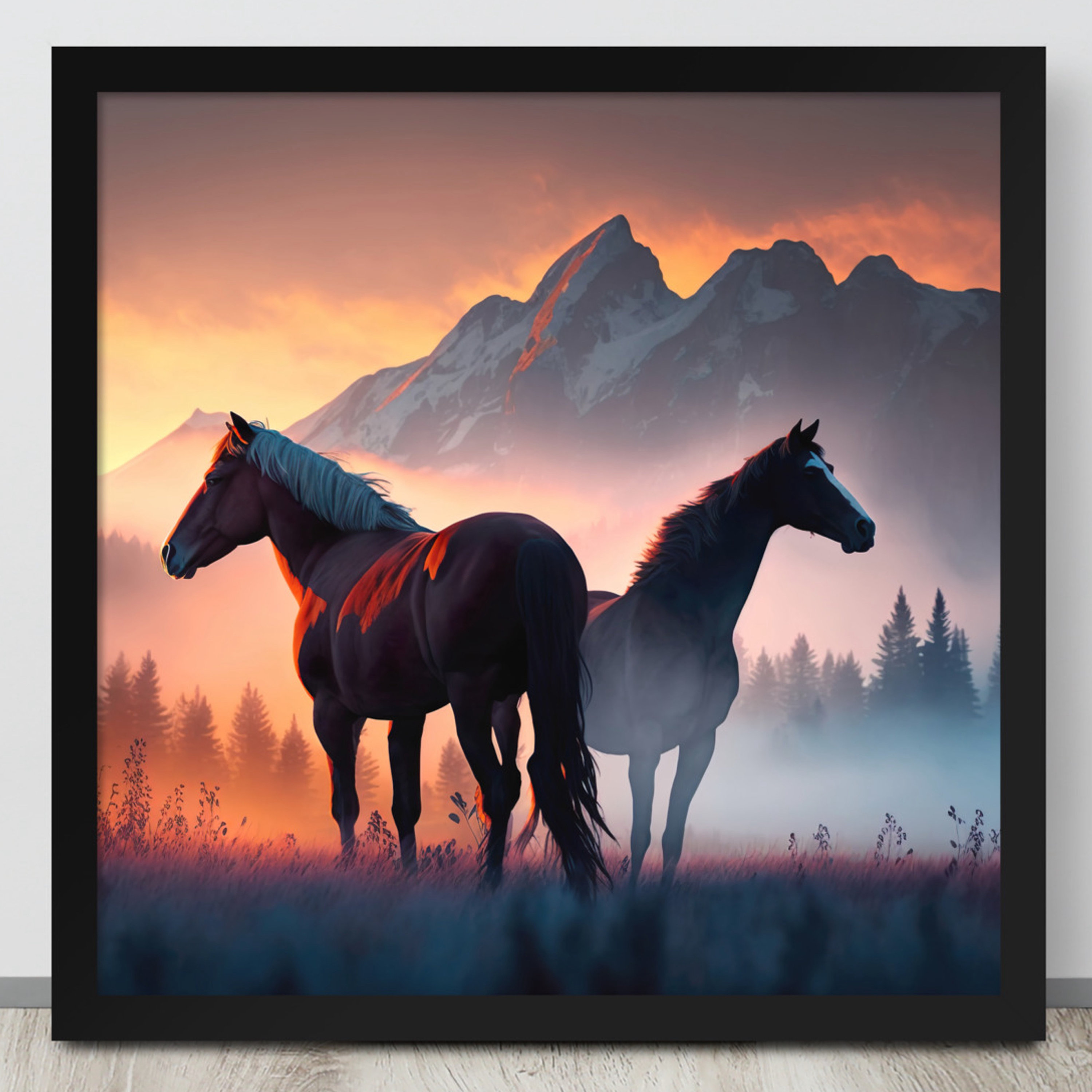 Running Wild Through Open Fields, image size:3000x3000