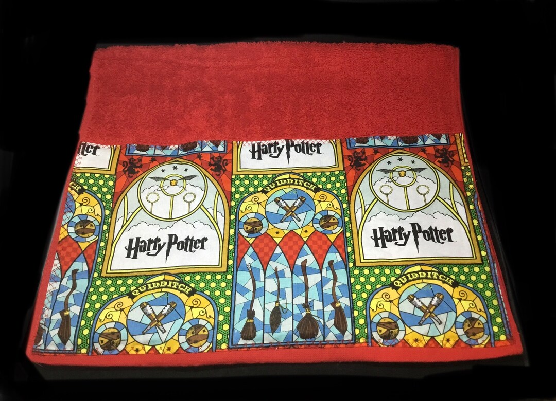 Wizarding World of Harry Potter Hand Towels / Set of Quidditch Etsy