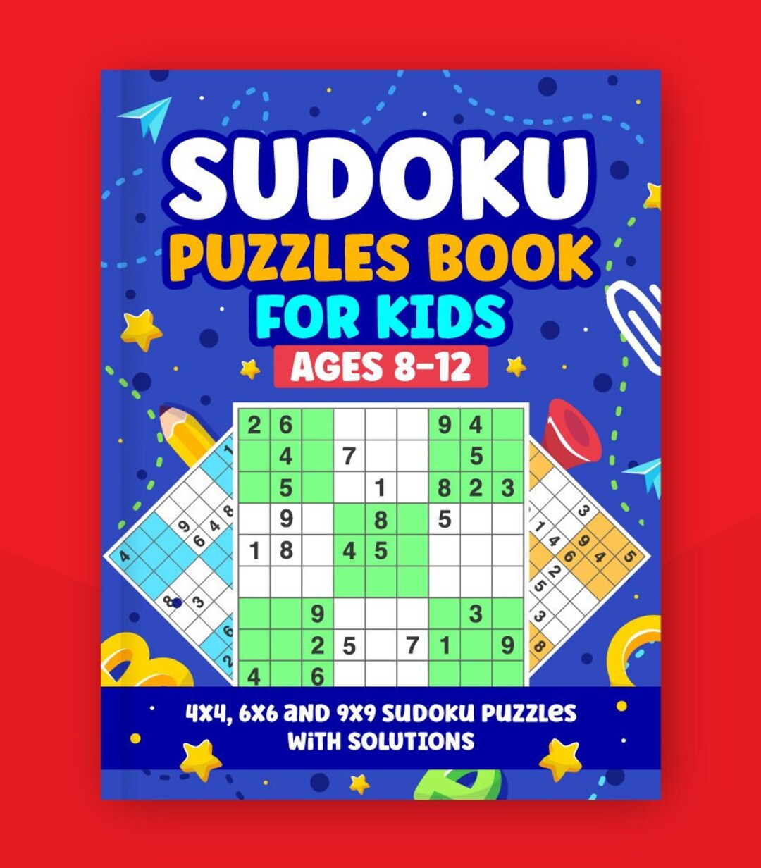 360 SUDOKU PUZZLES With Solutions for Kids Ages 812 Etsy