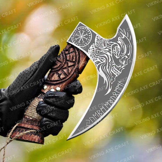 Custom Gift, Viking Pizza Cutter Axe, Best Birthday Gift, Wedding Gift, Anniversary Gift, Gift for father, Gift For Him