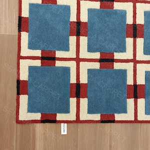 Handmade Large Area Rug | premium quality Hand tufted Woolen Rugs for Home Decor Living Room, Bedroom, Kids Room, Office All Sizes 6x9, 8x10 image 16