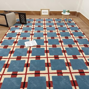 Handmade Large Area Rug | premium quality Hand tufted Woolen Rugs for Home Decor Living Room, Bedroom, Kids Room, Office All Sizes 6x9, 8x10 image 15