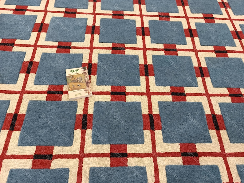Handmade Large Area Rug | premium quality Hand tufted Woolen Rugs for Home Decor Living Room, Bedroom, Kids Room, Office All Sizes 6x9, 8x10 image 11