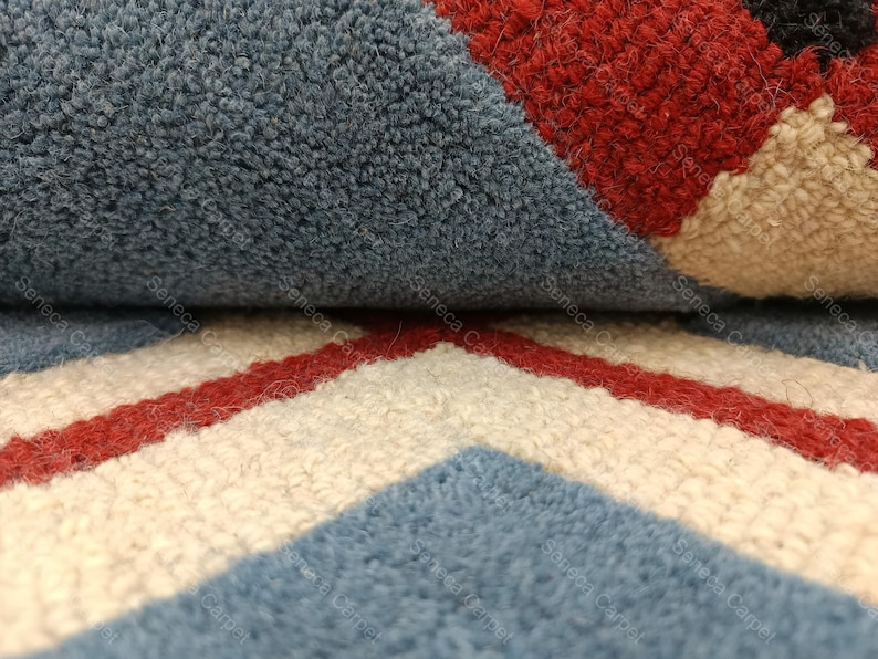 Handmade Large Area Rug | premium quality Hand tufted Woolen Rugs for Home Decor Living Room, Bedroom, Kids Room, Office All Sizes 6x9, 8x10 image 3