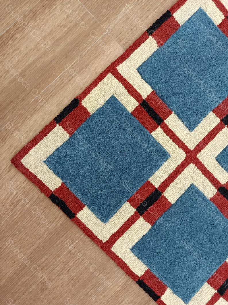 Handmade Large Area Rug | premium quality Hand tufted Woolen Rugs for Home Decor Living Room, Bedroom, Kids Room, Office All Sizes 6x9, 8x10 image 7
