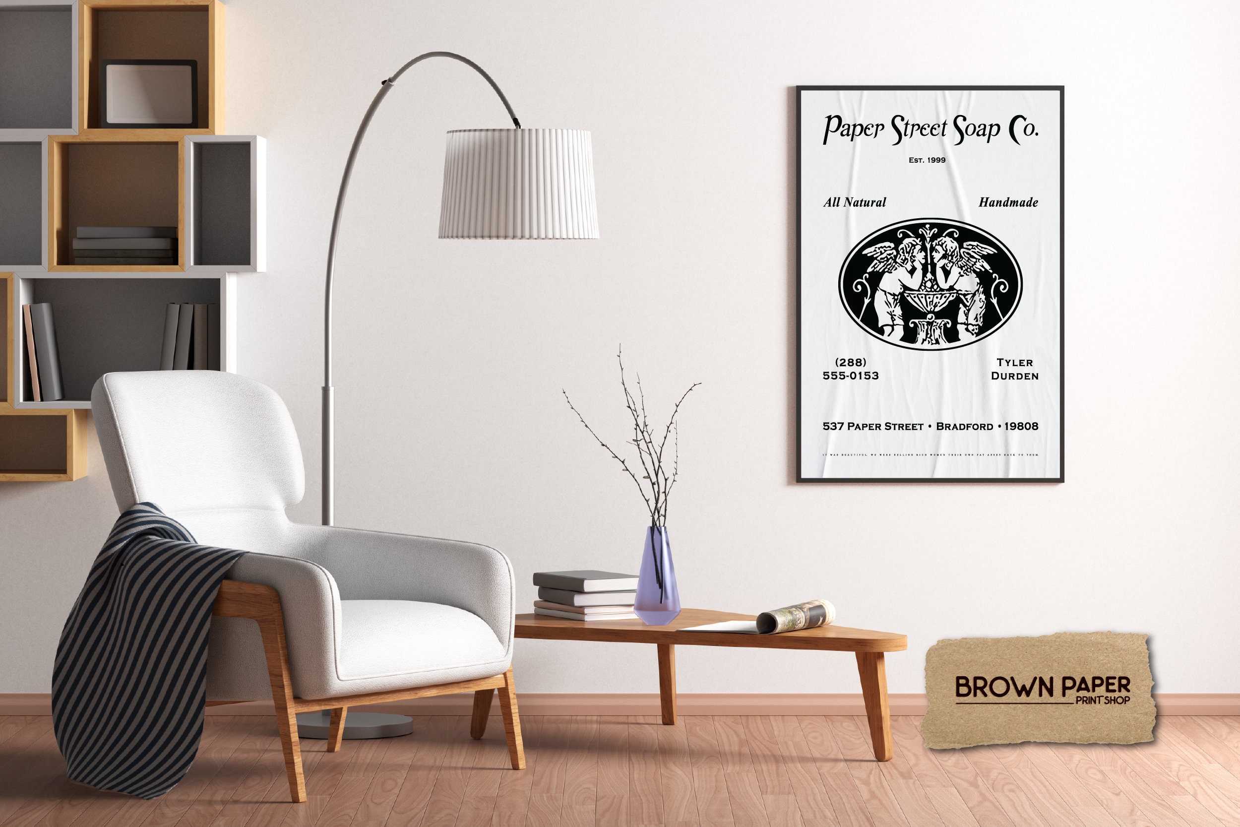 Discover Paper Street Soap Company Poster - Fight Club, No Frame