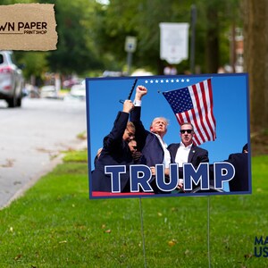 TRUMP - Many Men - 18 x 24, 12 x 16 - Yard Sign, Political Sign