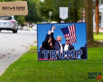 TRUMP - Muchos hombres - 18 x 24, 12 x 16 - Signo de patio, signo político