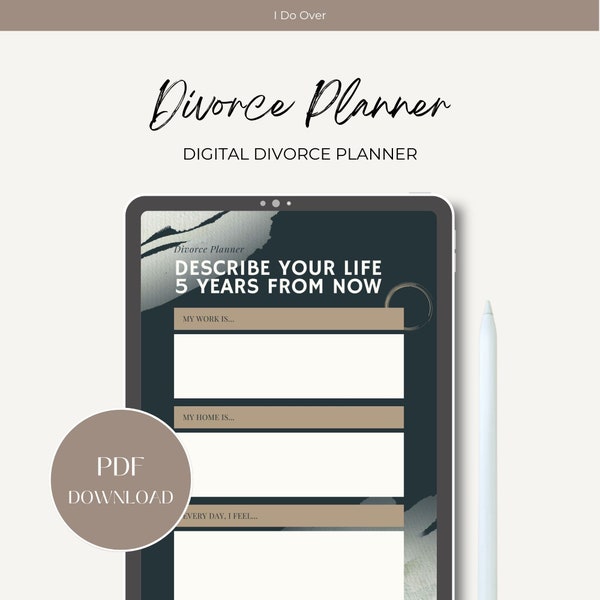 Divorce Digital Planner | Family Law Planner | Digital Planner for Divorce | Digital Planner for Divorce | Digital Planner |