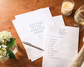 Letters to Forever Home Kit | Cozy Night In Journal Prompts (Digital Download)