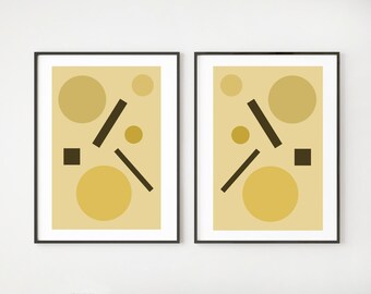 Modern Minimalist,Printable Wall Art Set of 2,Boho Bohemian,Digital Download,Modern Wall Art,Abstract Art,Boho Wall Art,Bohemian Decor Wall