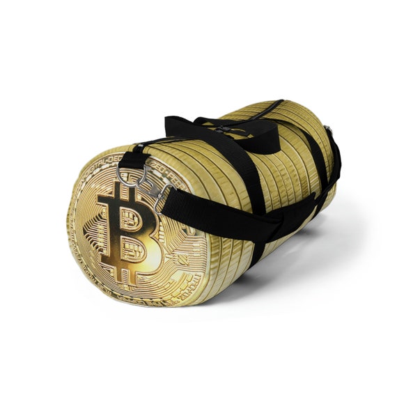 Bitcoin Bag Gold Plated Metalic Icon Or Free Stock Vector Graphic Image  471007916