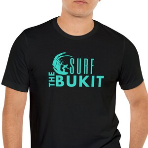 The Bukit Surfing Shirt. Indonesian Surfing T-Shirt. Indonesia Surfer Gift Apparel. Surf Trip Tee. Southern Ocean. Beach Coverup.