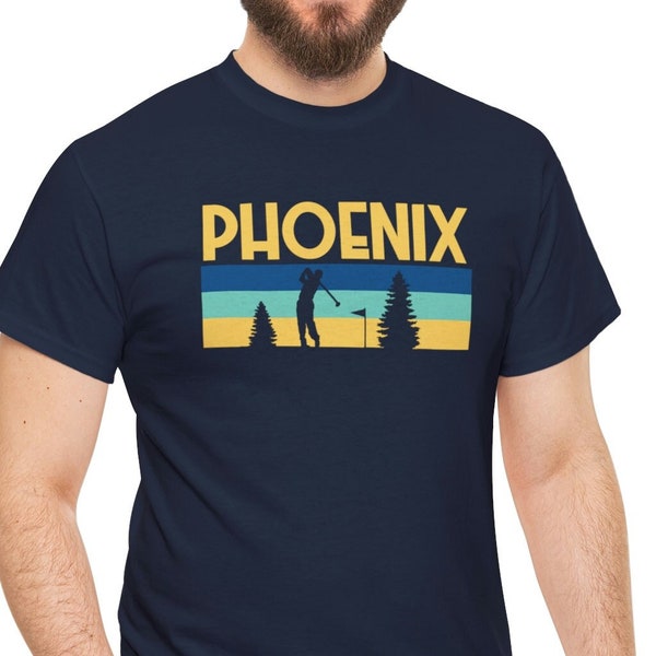 Golf Phoenix T-Shirt. Arizona Golfer Gift Shirt. Golfing Apparel. Golf Life Dad. Mom Golfs. Desert Golf Trip Tee. Bachelor Party.