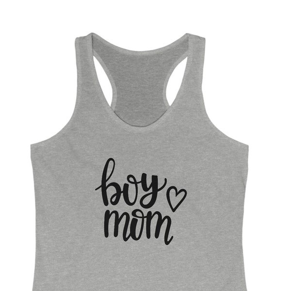 Boy Mom Tank Top. Mama Bear Tanktop. New Mother Gift Shirt. Having a Son Apparel. Baby Shower Present. Unique Gift for Wife.