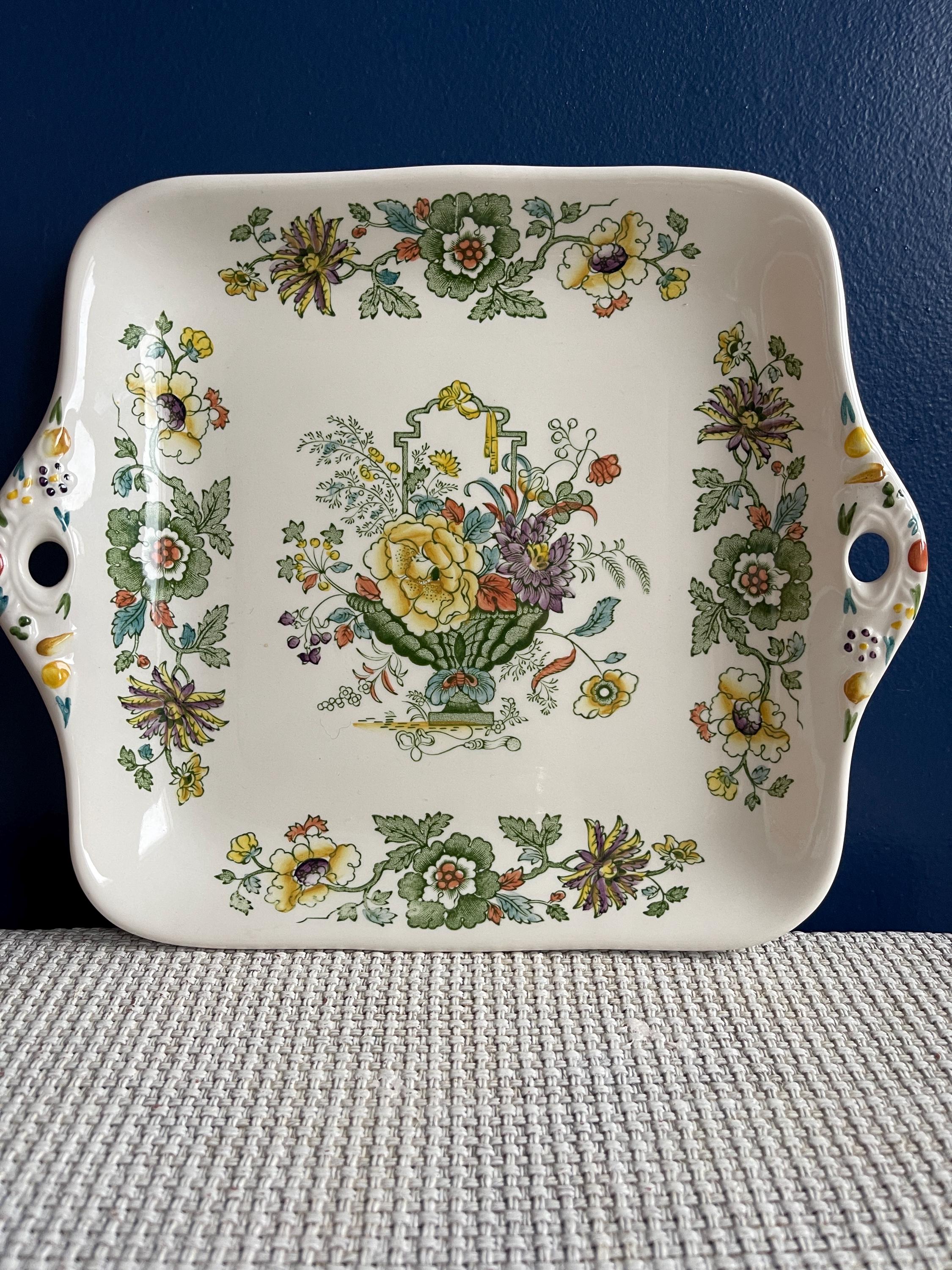 レア メイソンズ リバティー　ロンドン プレート　皿　４枚セット Meri Meri x Liberty Garden Party Large Plates, Set of 6 – Lenox 食器