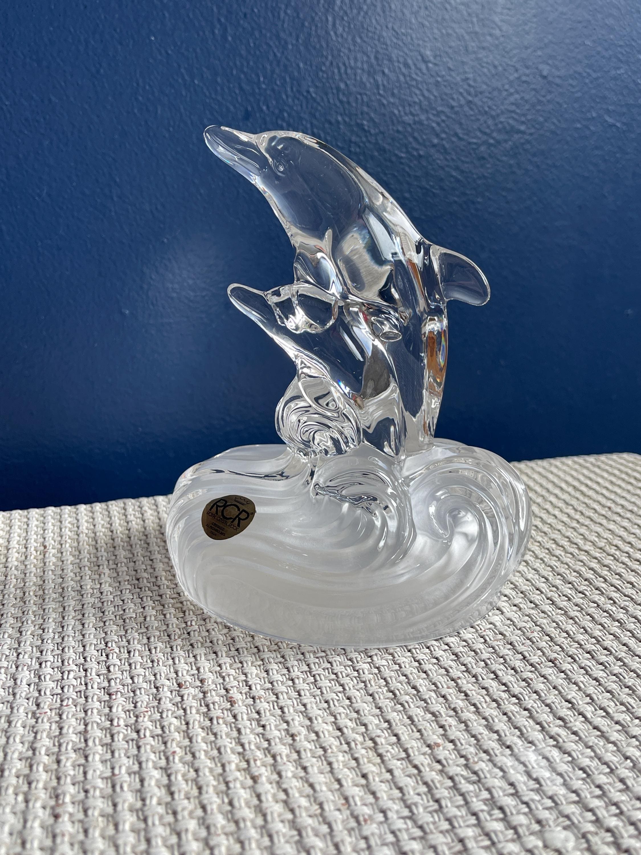 Italy glass dolphin - Etsy 日本