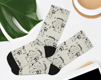Jimothy The Raccoon Socks | Funny Raccoon Socks, Jimothy Gifts, Raccoon Meme