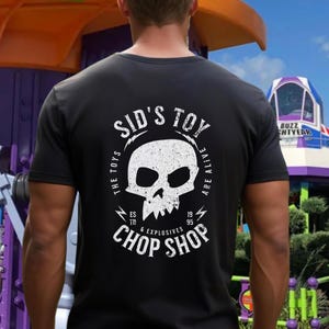 Sid skull shirt toystory shirt, disney husband shirt