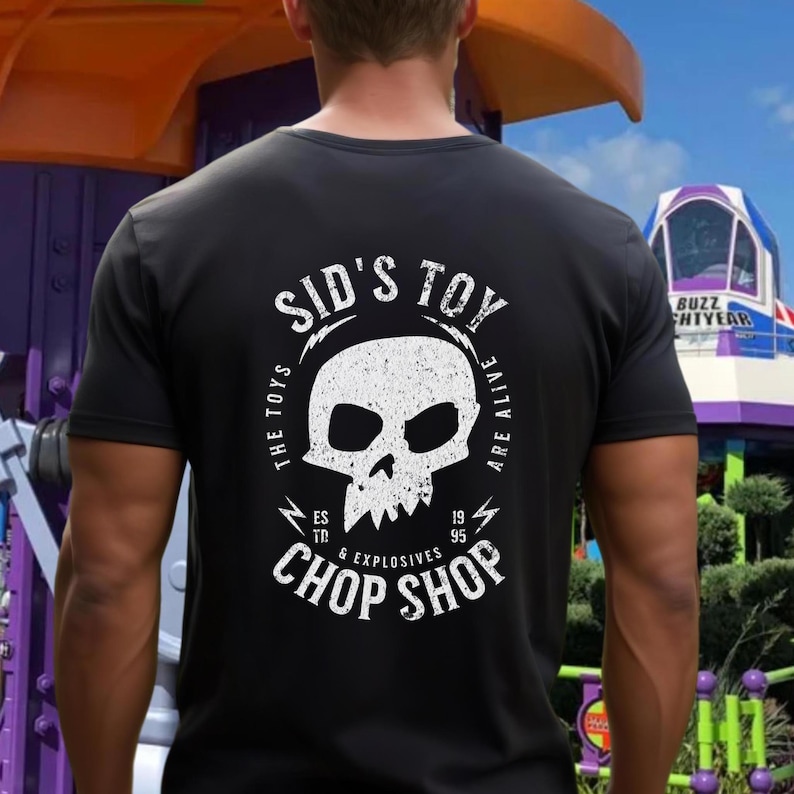 Sid skull shirt toystory shirt, disney husband shirt