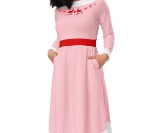 Pink Dress Plus Size Jovi Elf Costume Jovie The Elf Dress Pink Elf Costume Skater Dress Pink Dress Plus Size Jovi Elf Costume Jovie The Elf Dress Pink Elf Costume Skater Dress
