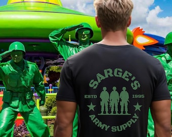 Toy Soldier Sarge Shirt, Disney Husband Shirt, Mens Toystory Shirt, Green Army Men Shirt, Disney Dad Short Sleeve Tee