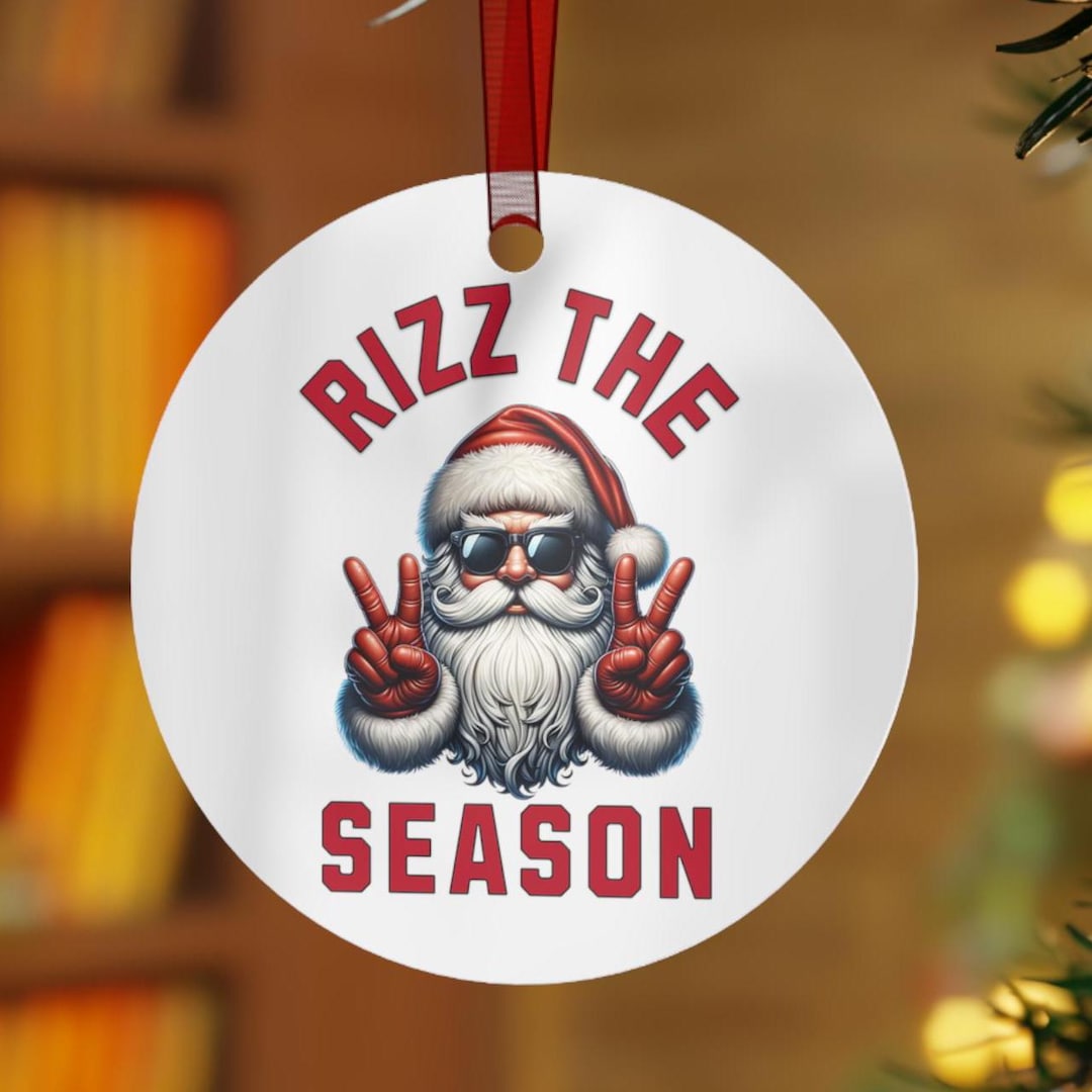Ornament Rizz Rizz the Season, Rizz Em Ornament, Teen Boy Gift, Rizzler, Rizz ...