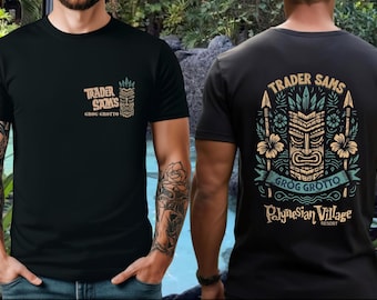Trader Sams Tee | Polynesian Village Resort Shirt, Monorail Loop Bar