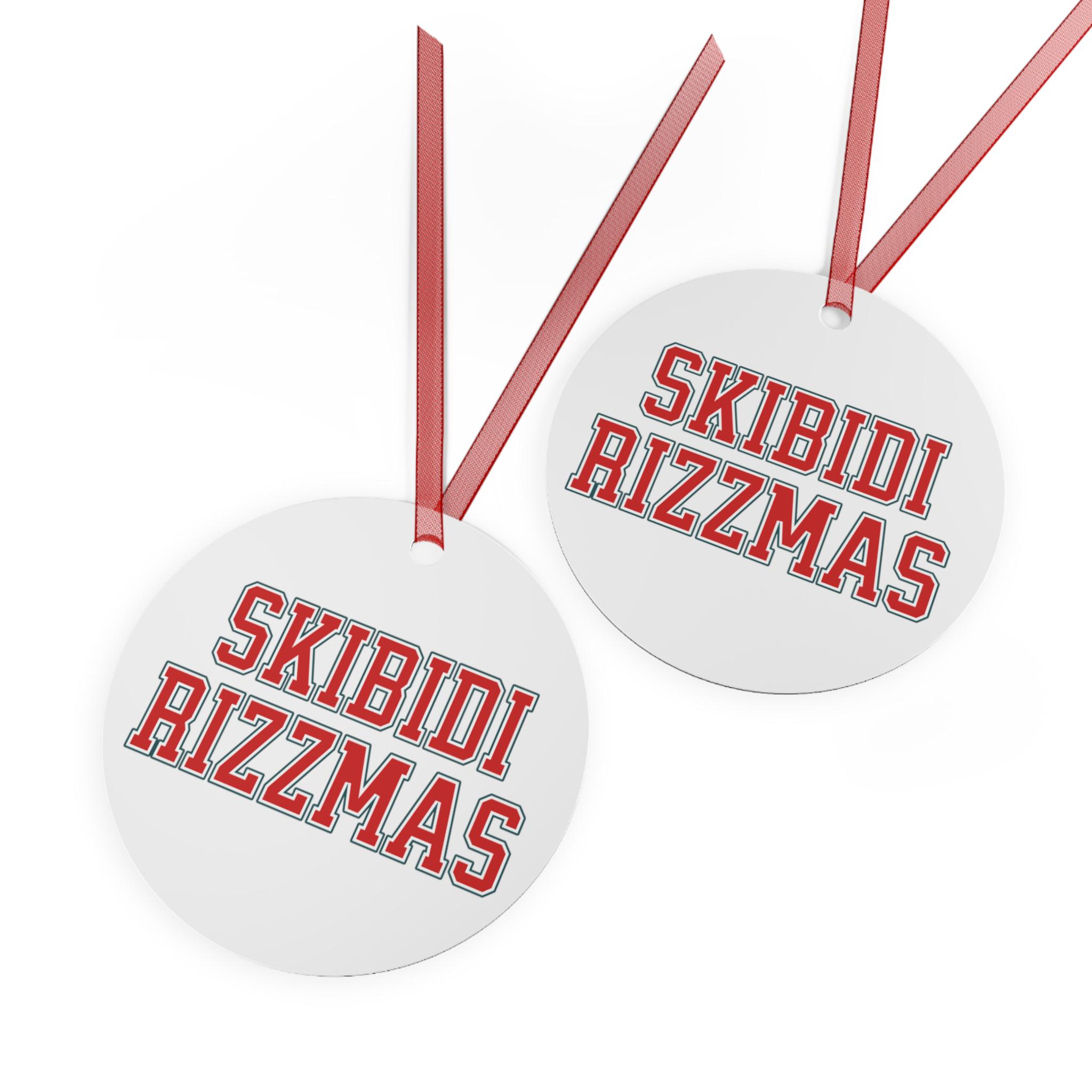 Ornament Rizz Skibidi Rizzmas Ornament, Funny Meme Ornament, Rizzmas Ornament, Merry ...