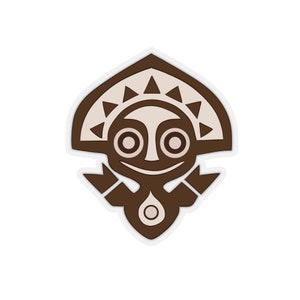 Polynesian resort tikiman sticker, Polynesian tiki sticker, Polynesian village resort, Polynesian tiki Kiss-Cut Stickers, Polynesian resort