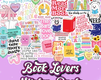 Buchliebhaber Aufkleber, Bücherwurm Vinyl, Kindle Dekor, BookTok Merch, Lese Journal, Planer Dekor, Bücherwurm Leben, Reader Ästhetik