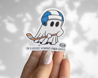 A Hockey Romance Kinda Ghoul Ghost Kindle Sticker, booktok smut, Bücherwurm Buchliebhaber, smutty Lesegeschenk, bookstagram bookish girlie merch