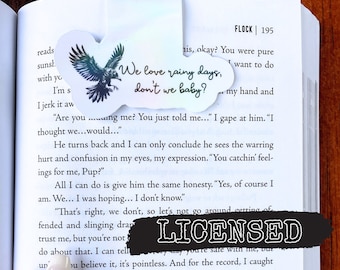 LICENSED Ravenhood Trilogy Merch, Holographic Magnetic Bookmark, Reading Accessory, Bookish Merch, Bookstagram Dark Romance, Flock, Exodus