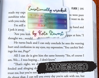 LICENSED Ravenhood Trilogy Merch, Holographic Magnetic Bookmark, Reading Accessory, Bookish Merch, Bookstagram Dark Romance, Flock, Exodus