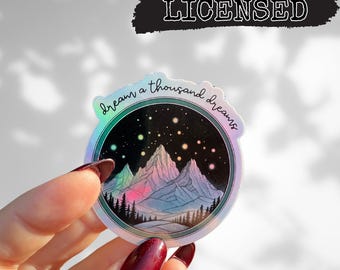 LICENSED Ravenhood trilogy holographic vinyl smut stickers, kindle booktok sticker, bookish merch, bookstagram dark romance, Flock, Exodus