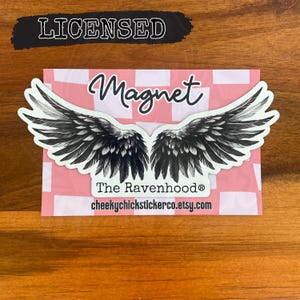 LICENTIE Ravenhood-serie trilogie decoratieve automagneet of koelkastmagneet, gestanste magneet voor decoratie, cadeau voor Kate Stewart-fans