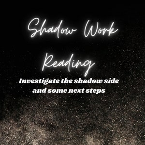 Shadow Work Tarot and Oracle Reading - Investigate your shadow side and some next steps going forth - deep shadow reading, shadow work guide
