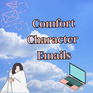 E-mail personalizado com personagem de conforto: Carta fictícia personalizada (entrega em PDF digital)