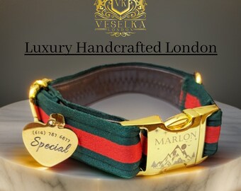 Etsy gucci dog clearance collar