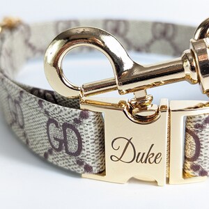 Etsy louis hotsell vuitton dog collar