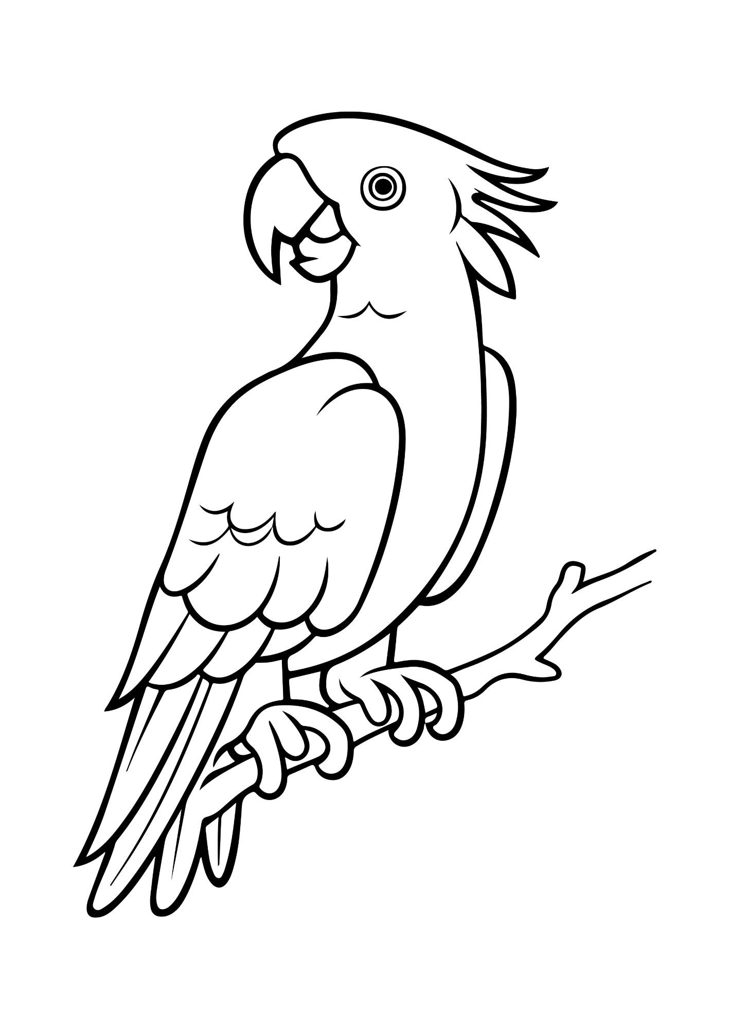 Oiseau décoratif traditionnel indonésien en bois sur socle, modèle à crête et ailes arrondies