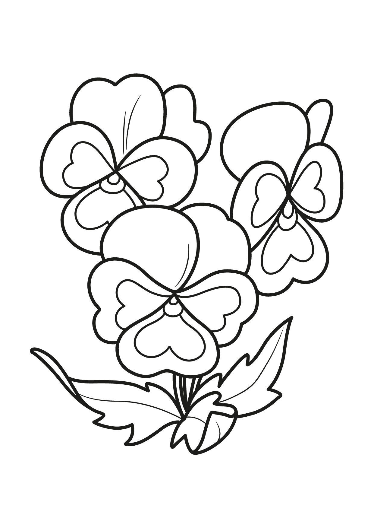 20 Unique Flower Coloring Pages for Kids, A4 Sheets, Colouring for Kids